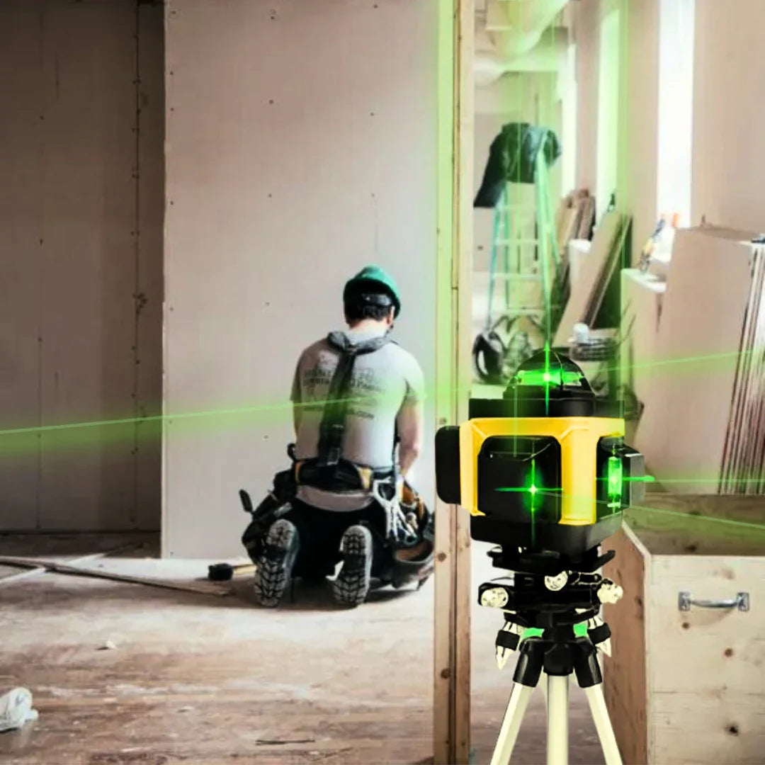 NIVEL LÁSER 12 LÍNEAS: 4D AUTONIVELANTE - 50% DESCUENTO