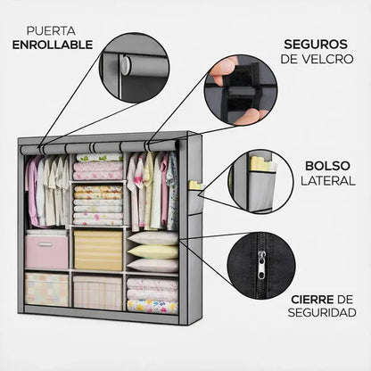 Closet Plegable Multiuso + Robot Aspirador 3 en 1 de Regalo [ÚLTIMAS UNIDADES]