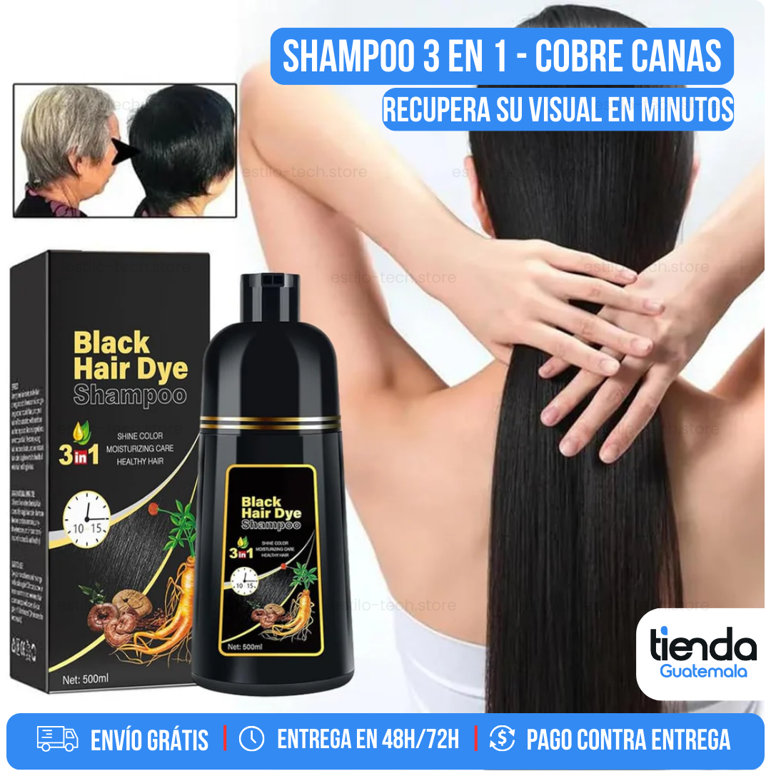 Shampoo Mágico Cobre Canas - RECUPERA TU COLOR NATURAL EN MINUTOS