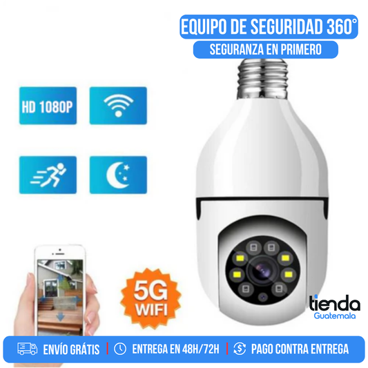 EQUIPO DE SEGURIDAD 360° / PARA EXTERIOR! IP66 RESISTENCIA AL AGUA Y EL POLVO APP V380 PRO