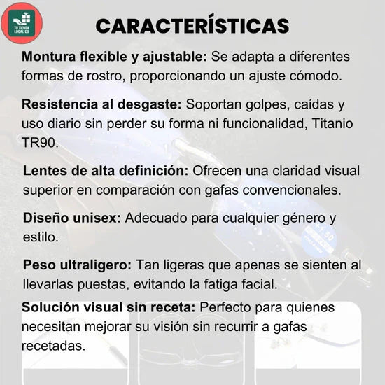 GAFAS TR90 COMPRE 1 y LLEVASE 2 GAFAS + ESTUCHE y PAÑO CORTESÍA 🎁