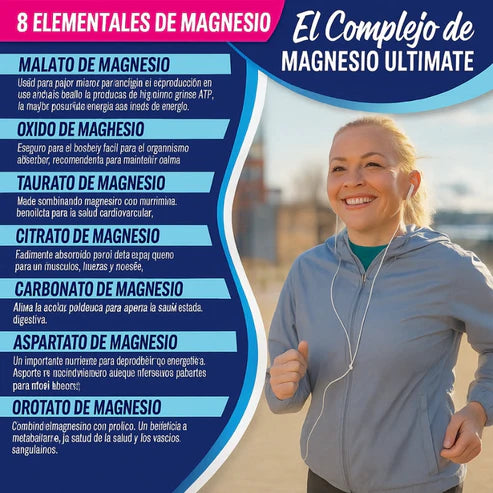 Magnesio Complex™ 8 en 1 – Equilibrio Corporal Completo 1000mg - KIT 3 MESES