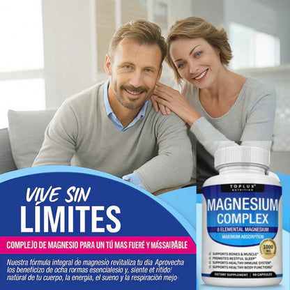 Magnesio Complex™ 8 en 1 – Equilibrio Corporal Completo 1000mg - KIT 3 MESES