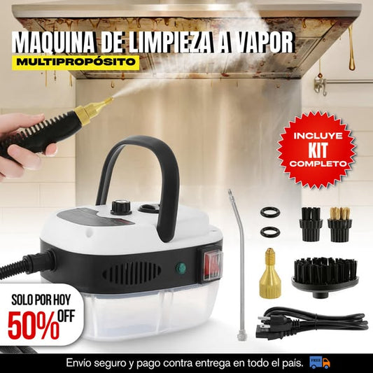 MAQUINA DE LIMPIEZA A VAPOR MULTIPROPOSITO