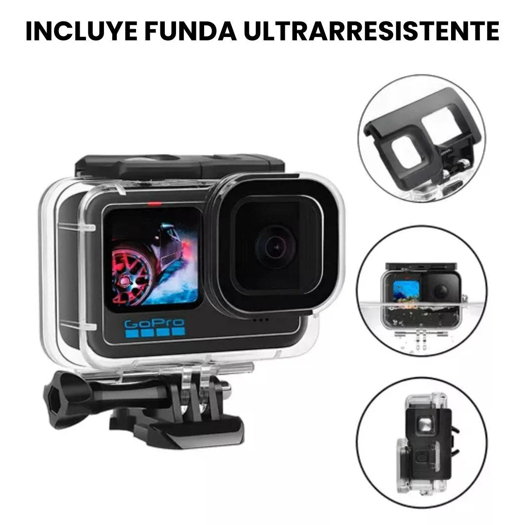 BLACK FRIDAY - CÁMARA GOPRO 5K TT + FUNDA ULTRARRESISTENTE DE REGALO - QUEDAN 8 UNIDADES!
