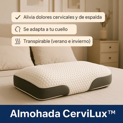 PAGA 1 y LLEVASE 4 - Almohada CerviLux™ - Redescubre el placer de despertar sin dolores